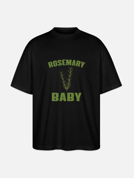 Rosemary Bébé - T-shirt bio Blaster 2.0 coupe oversize Stanley/Stella Unisexe - noir