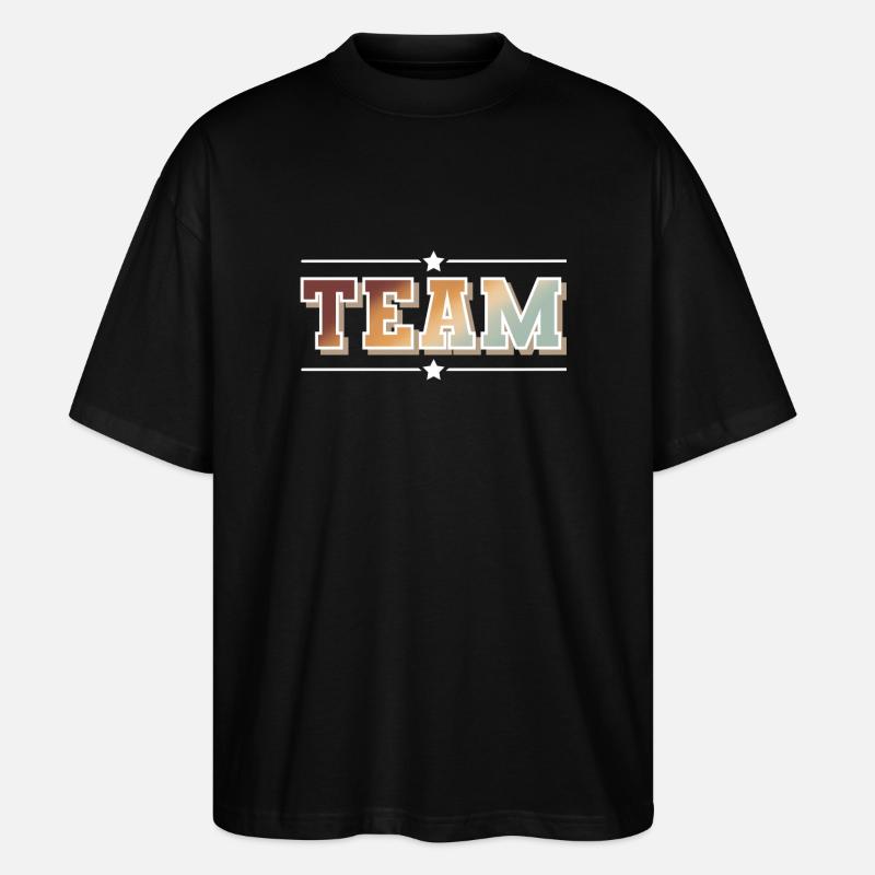 Team - Stanley/Stella Oversized Unisex Organic T-shirt Blaster 2.0 - black