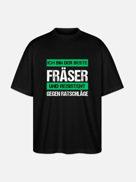 Fraise résistante - T-shirt bio Blaster 2.0 coupe oversize Stanley/Stella Unisexe - noir
