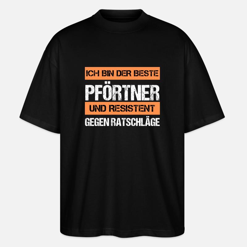 Resistant Gatekeeper - Stanley/Stella Oversized Unisex Organic T-shirt Blaster 2.0 - black