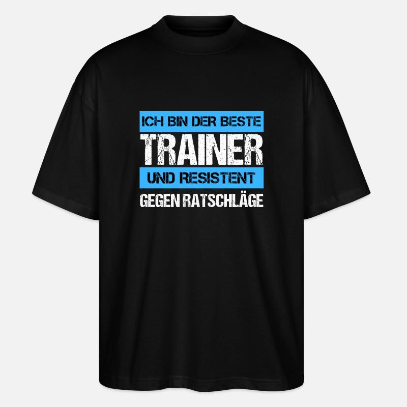 Resistant Trainer - Stanley/Stella Oversized Unisex Organic T-shirt Blaster 2.0 - black