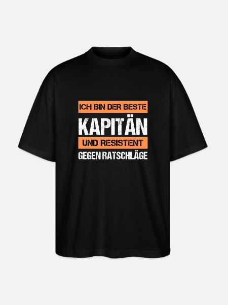Resistant Captain - Stanley/Stella Oversized Unisex Organic T-shirt Blaster 2.0 - black