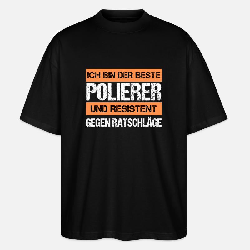 Resistenter Polierer - Stanley/Stella Oversized Unisex Bio T-Shirt Blaster 2.0 - Schwarz