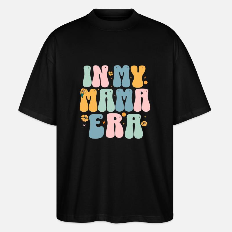 À l’époque de ma maman - T-shirt bio Blaster 2.0 coupe oversize Stanley/Stella Unisexe - noir