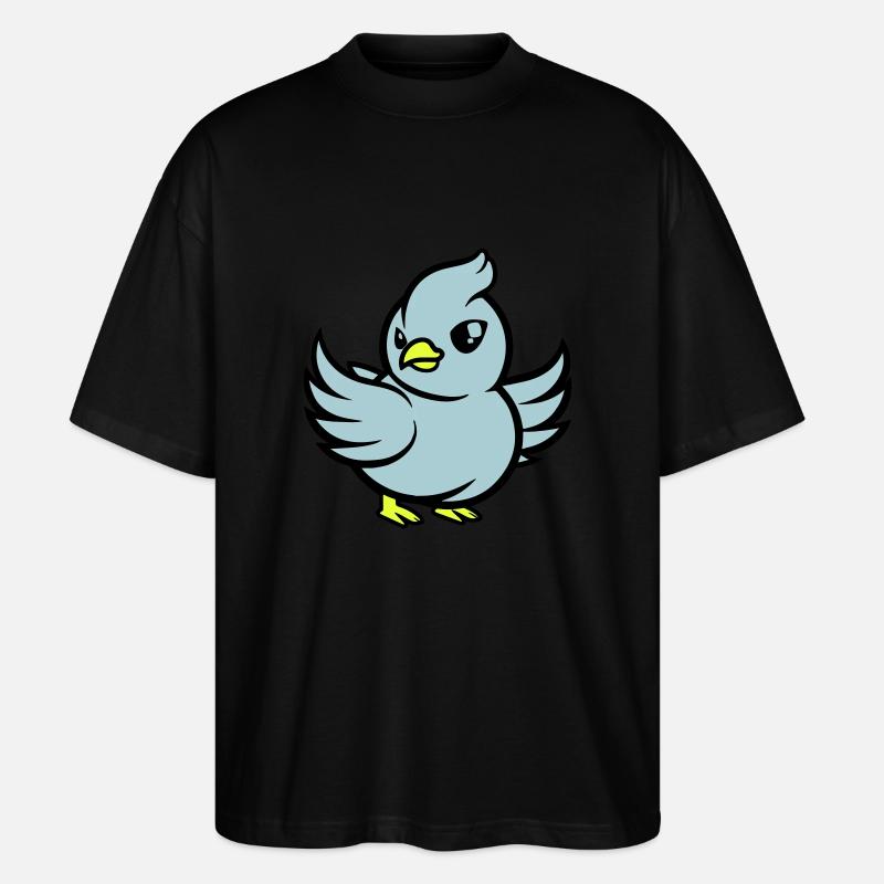 taube comic - Stanley/Stella Oversized Unisex Bio T-Shirt Blaster 2.0 - Schwarz