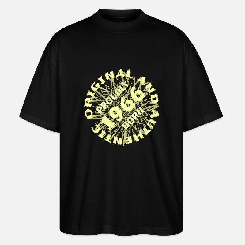 1966 1966 - Stanley/Stella Oversized Unisex Organic T-shirt Blaster 2.0 - black