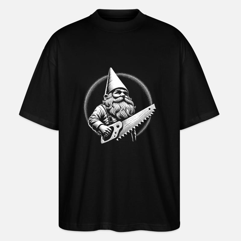 Holzfäller - Stanley/Stella Oversized Unisex Bio T-Shirt Blaster 2.0 - Schwarz