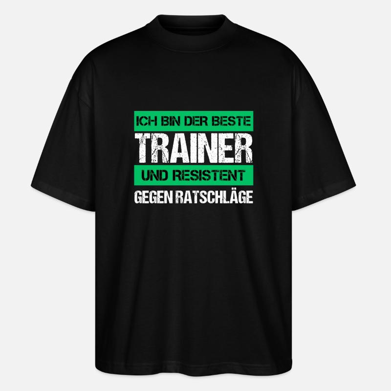 Resistant Trainer - Stanley/Stella Oversized Unisex Organic T-shirt Blaster 2.0 - black
