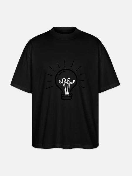 I got a new idea! - Stanley/Stella Oversized Unisex Organic T-shirt Blaster 2.0 - black
