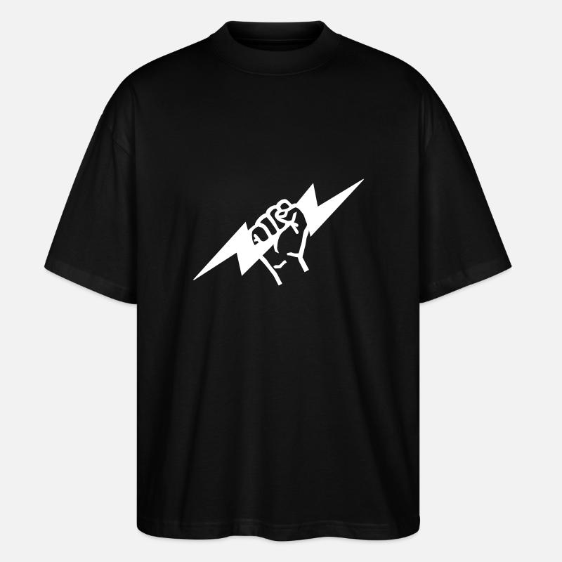 Flash - T-shirt bio Blaster 2.0 coupe oversize Stanley/Stella Unisexe - noir