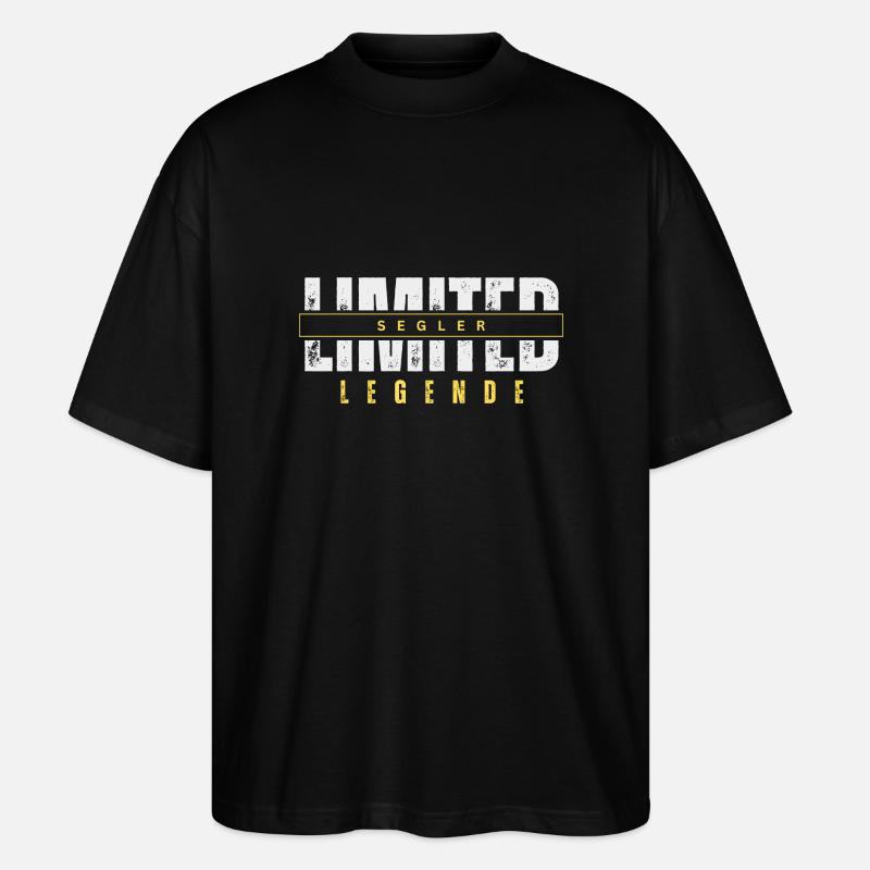 Légende de marin limitée. - T-shirt bio Blaster 2.0 coupe oversize Stanley/Stella Unisexe - noir