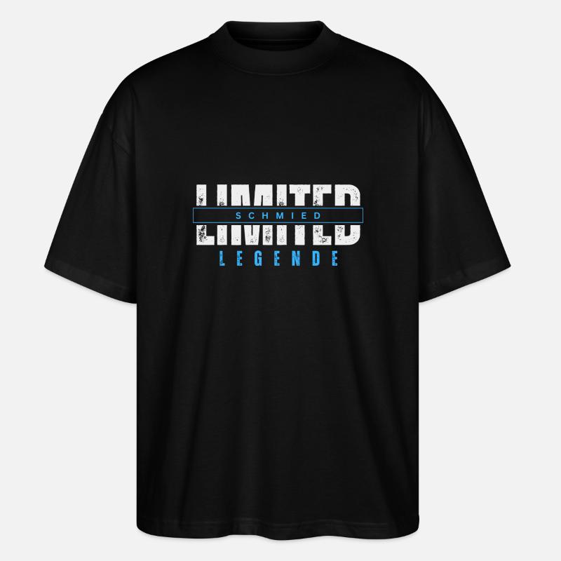 Limited Blacksmith Legend. - Stanley/Stella Oversized Unisex Organic T-shirt Blaster 2.0 - black