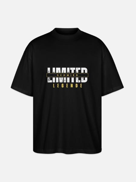 Limited Blacksmith Legend. - Stanley/Stella Oversized Unisex Organic T-shirt Blaster 2.0 - black