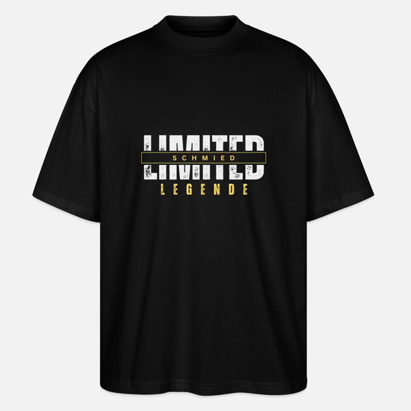 Limited Blacksmith Legend. - Stanley/Stella Oversized Unisex Organic T-shirt Blaster 2.0 - black