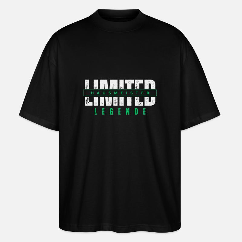 Légende limitée du concierge. - T-shirt bio Blaster 2.0 coupe oversize Stanley/Stella Unisexe - noir