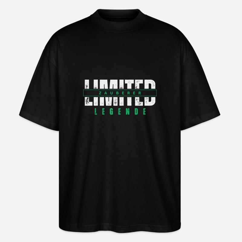 Limited Wizard Legend. - Stanley/Stella Oversized Unisex Organic T-shirt Blaster 2.0 - black