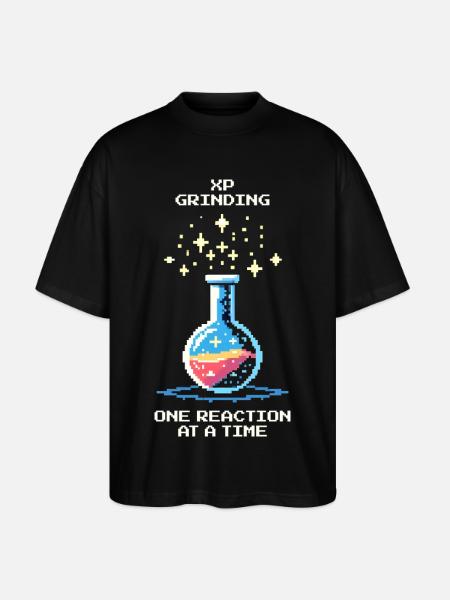 Grinding XP – reaction by reaction | Chemistry - Stanley/Stella Oversized Unisex Organic T-shirt Blaster 2.0 - black