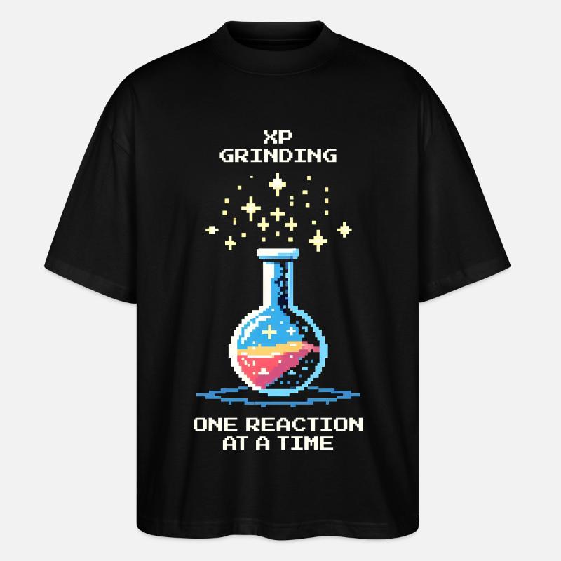 Broyage XP – réaction par réaction | Chimie - T-shirt bio Blaster 2.0 coupe oversize Stanley/Stella Unisexe - noir