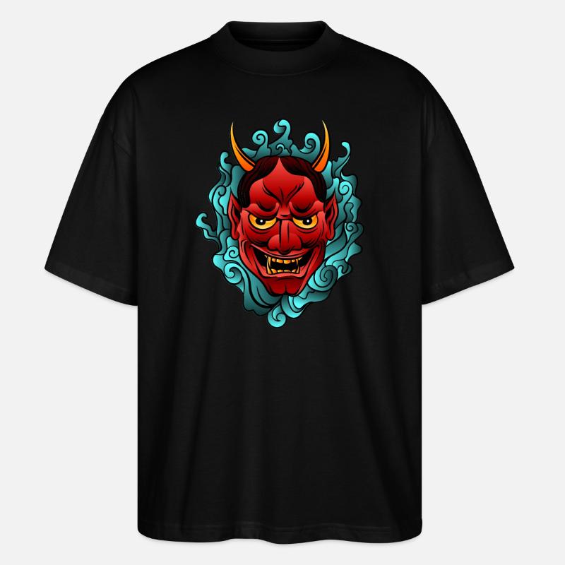 diable - T-shirt bio Blaster 2.0 coupe oversize Stanley/Stella Unisexe - noir