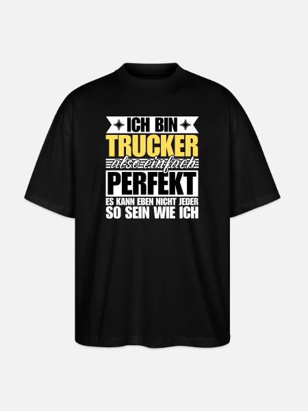 Perfekter Perfekter - Stanley/Stella Oversized Unisex Bio T-Shirt Blaster 2.0 - Schwarz