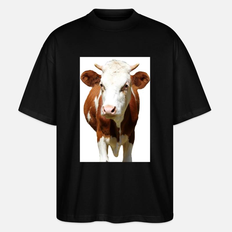Affiche de vache - T-shirt bio Blaster 2.0 coupe oversize Stanley/Stella Unisexe - noir