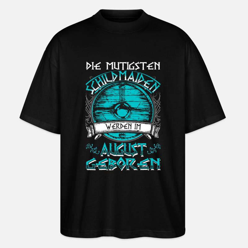 Anniversaire d’août - Scifiandtvtalk - - DE - T-shirt bio Blaster 2.0 coupe oversize Stanley/Stella Unisexe - noir