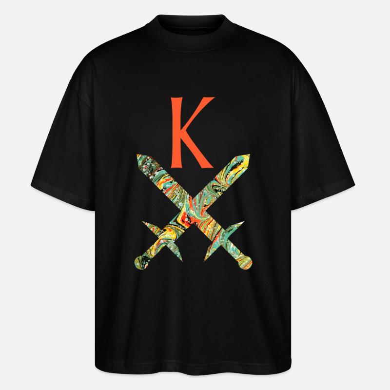 épées croisées e 200 k - T-shirt bio Blaster 2.0 coupe oversize Stanley/Stella Unisexe - noir