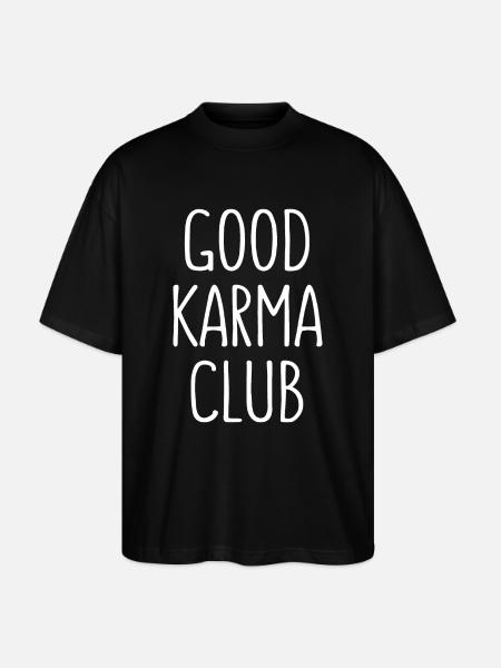 GOOD KARMA CLUB - Stanley/Stella Oversized Unisex Organic T-shirt Blaster 2.0 - black