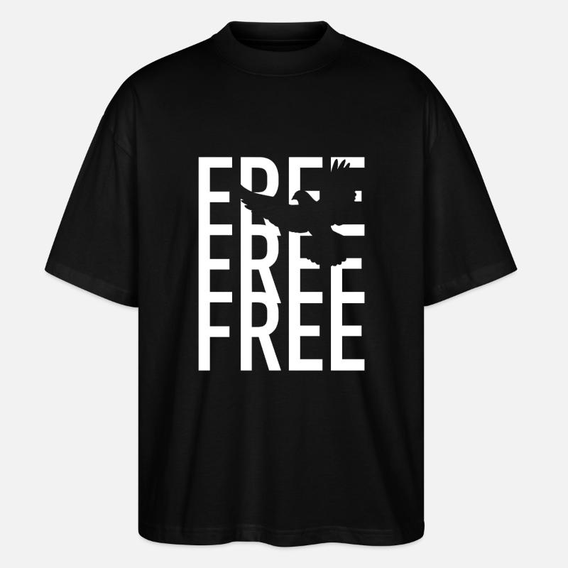 Liberté Libre Liberté Libre - T-shirt bio Blaster 2.0 coupe oversize Stanley/Stella Unisexe - noir