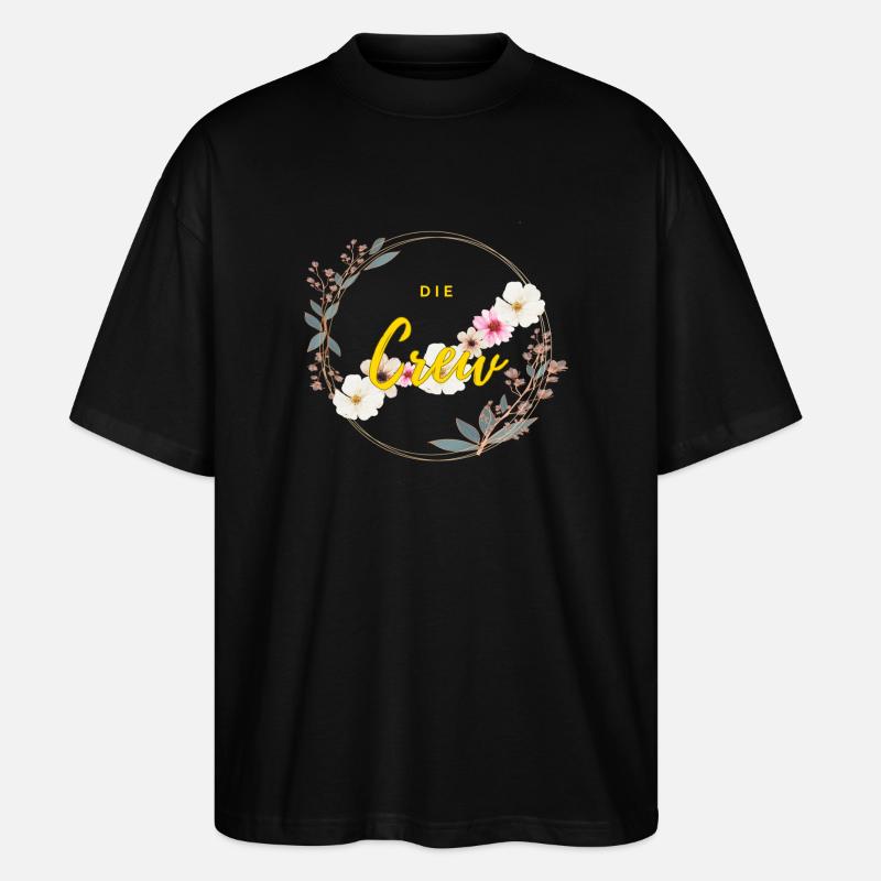 Die Crew - Stanley/Stella Oversized Unisex Bio T-Shirt Blaster 2.0 - Schwarz
