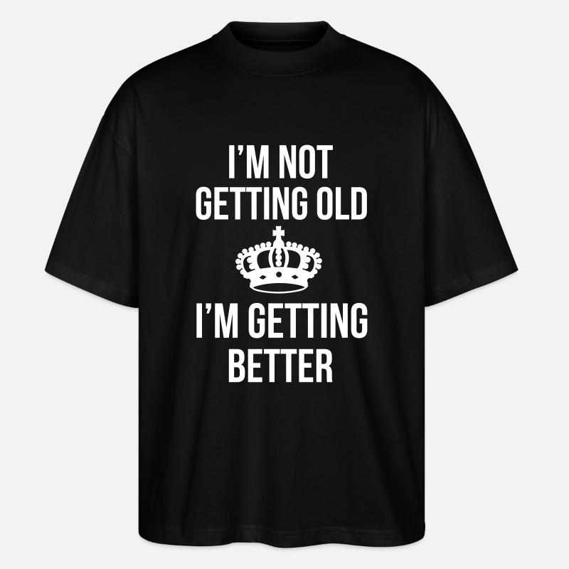 Getting Old - T-shirt bio Blaster 2.0 coupe oversize Stanley/Stella Unisexe - noir