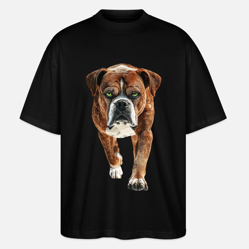 Boxer - Stanley/Stella Oversized Unisex Bio T-Shirt Blaster 2.0 - Schwarz