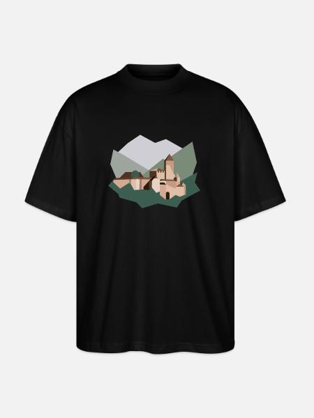 South tyrol - Stanley/Stella Oversized Unisex Organic T-shirt Blaster 2.0 - black