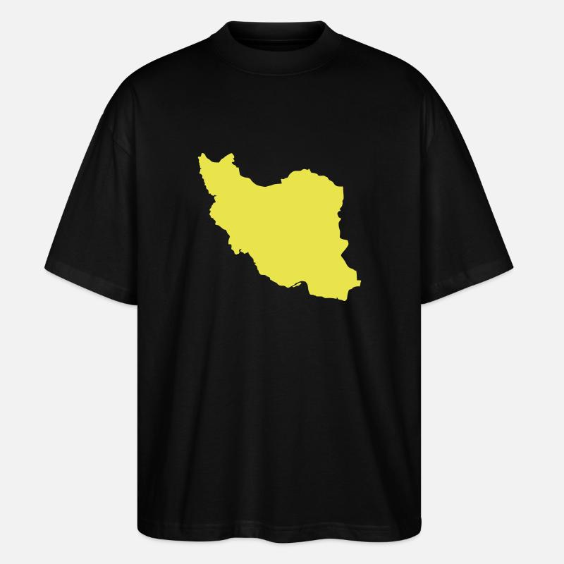 Iran - Stanley/Stella Oversized Unisex Bio T-Shirt Blaster 2.0 - Schwarz