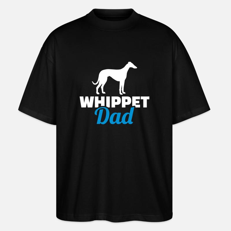 Whippet - Stanley/Stella Oversized Unisex Bio T-Shirt Blaster 2.0 - Schwarz