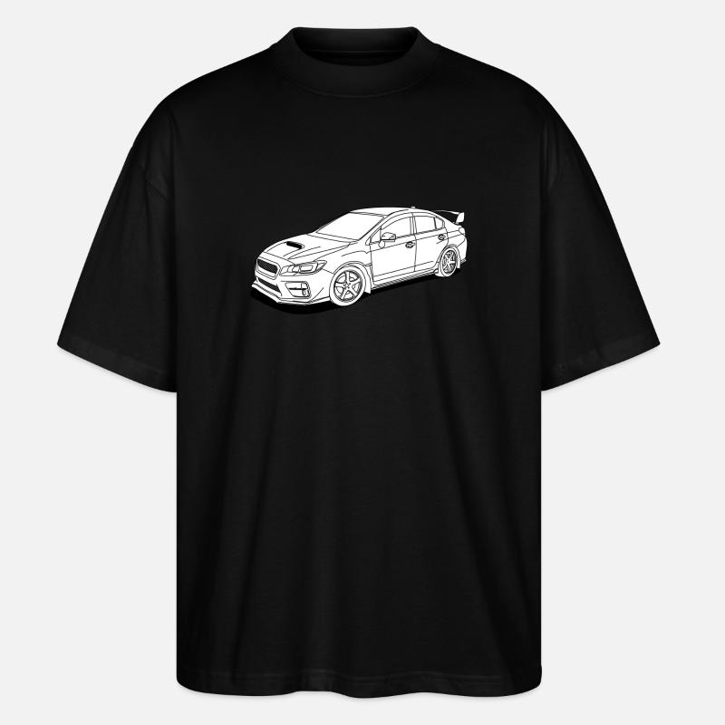 wrx sti white - T-shirt bio Blaster 2.0 coupe oversize Stanley/Stella Unisexe - noir