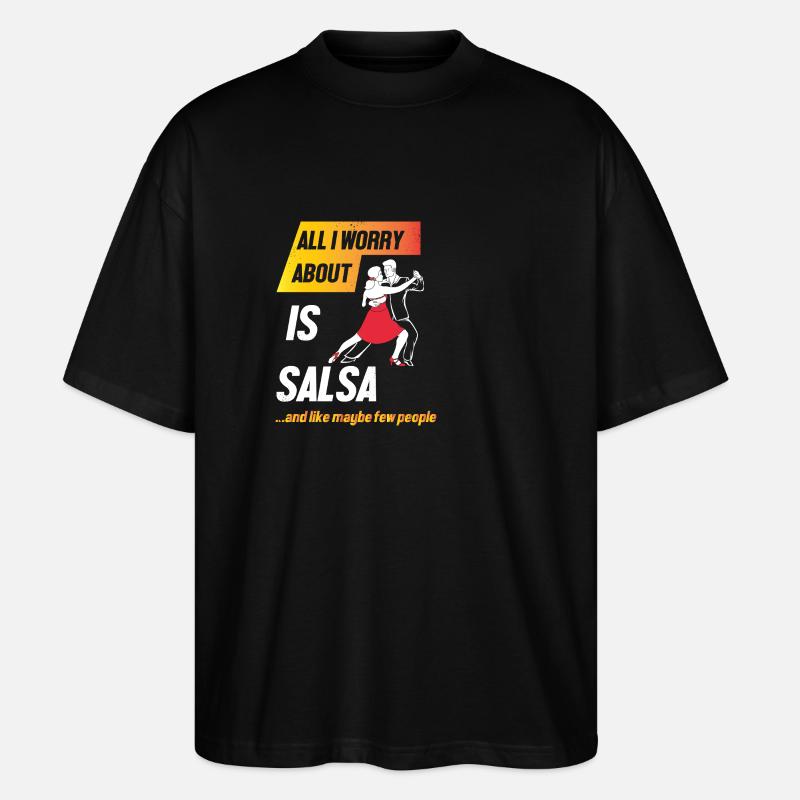Salsa Dancer Dancer - Stanley/Stella Oversized Unisex Organic T-shirt Blaster 2.0 - black