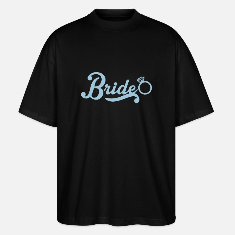 Bride - Stanley/Stella Oversized Unisex Bio T-Shirt Blaster 2.0 - Schwarz