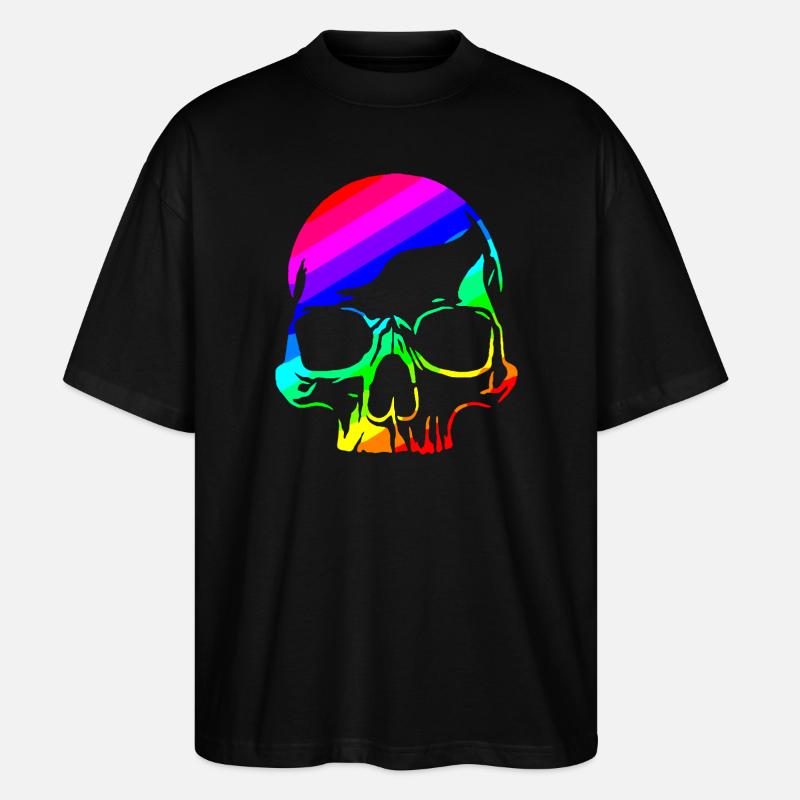 Crâne d’orgueil - T-shirt bio Blaster 2.0 coupe oversize Stanley/Stella Unisexe - noir