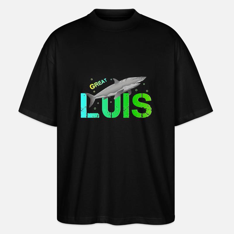 Luis - Stanley/Stella Oversized Unisex Bio T-Shirt Blaster 2.0 - Schwarz