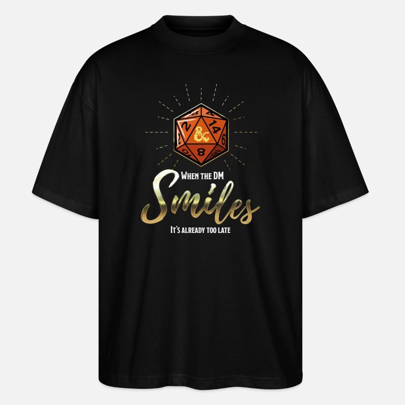 Dungeons And Dragons When Dungeon Master Smiles - T-shirt bio Blaster 2.0 coupe oversize Stanley/Stella Unisexe - noir