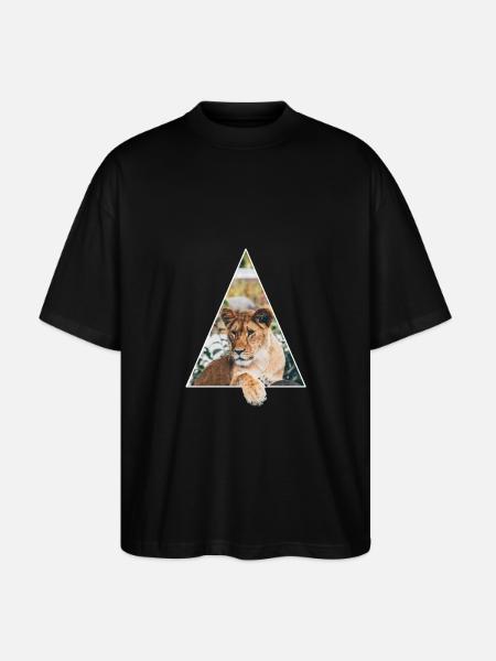 tiger - Stanley/Stella Oversized Unisex Organic T-shirt Blaster 2.0 - black