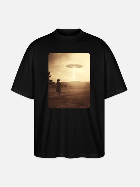 Glaube - Stanley/Stella Oversized Unisex Bio T-Shirt Blaster 2.0 - Schwarz