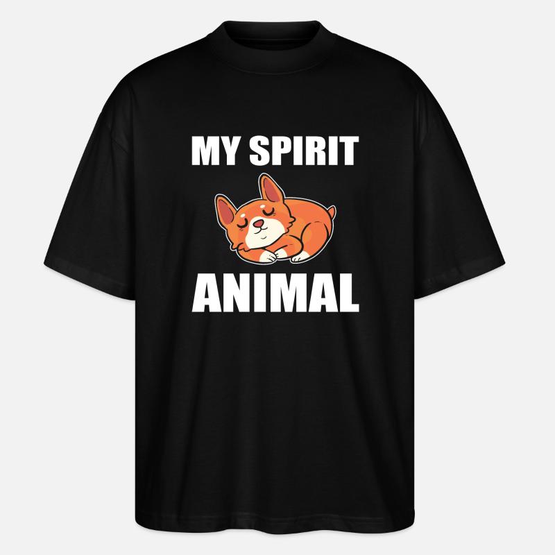 Corgi - T-shirt bio Blaster 2.0 coupe oversize Stanley/Stella Unisexe - noir