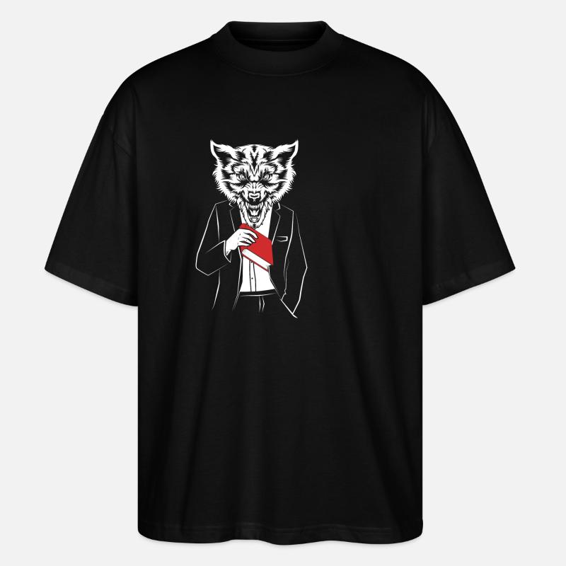 Werwolf - Stanley/Stella Oversized Unisex Bio T-Shirt Blaster 2.0 - Schwarz