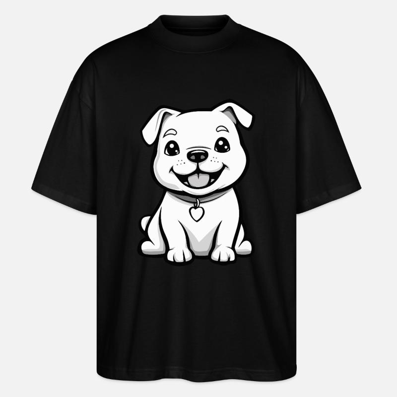 Dogue Argentino Chien Mignon - T-shirt bio Blaster 2.0 coupe oversize Stanley/Stella Unisexe - noir