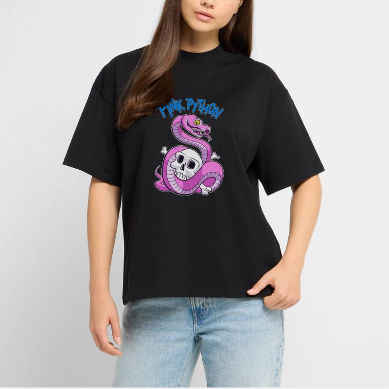 Pink Python (Blue) T-shirt bio Blaster 2.0 coupe oversize Stanley/Stella Unisexe
