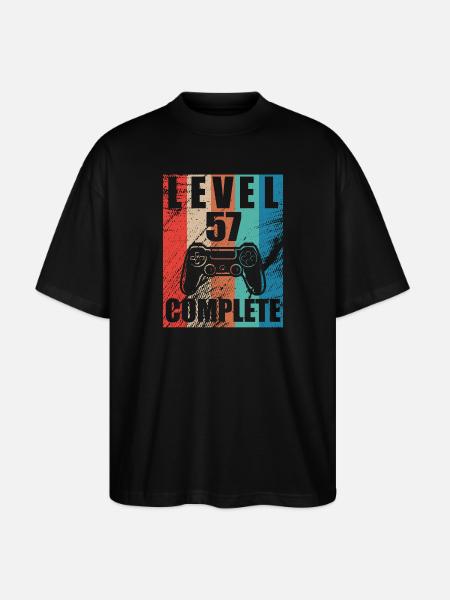 Level 57 complete - Stanley/Stella Oversized Unisex Organic T-shirt Blaster 2.0 - black