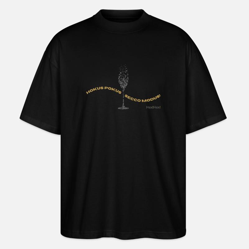 Hokus Pokus Secco Modus Design - Stanley/Stella Oversized Unisex Bio T-Shirt Blaster 2.0 - Schwarz