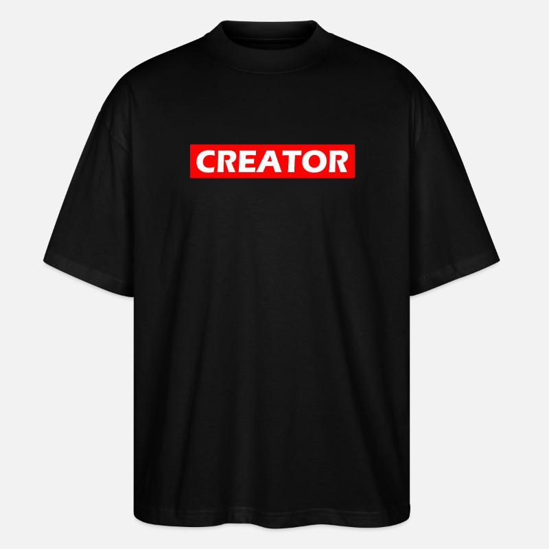 Creator - T-shirt bio Blaster 2.0 coupe oversize Stanley/Stella Unisexe - noir